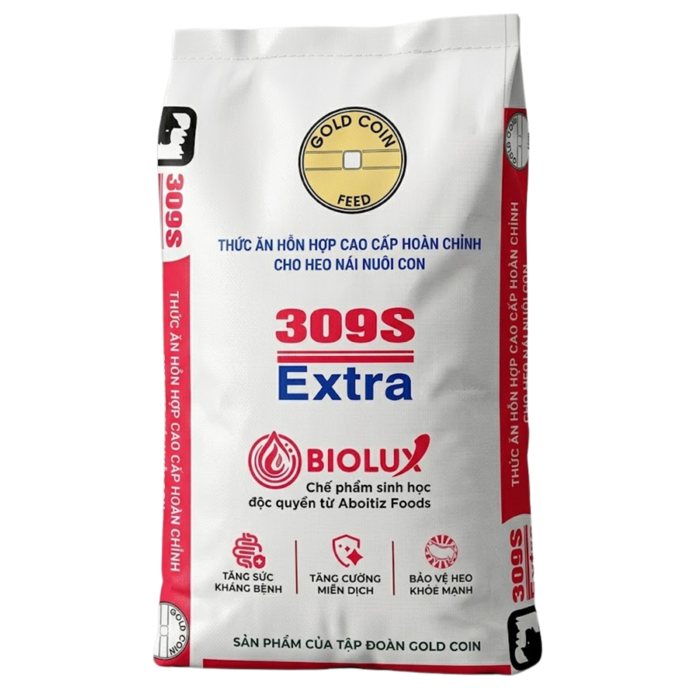 Thức ăn hỗn hợp cao cấp hoàn chỉnh cho heo nái nuôi con-309S-Extra-biolux